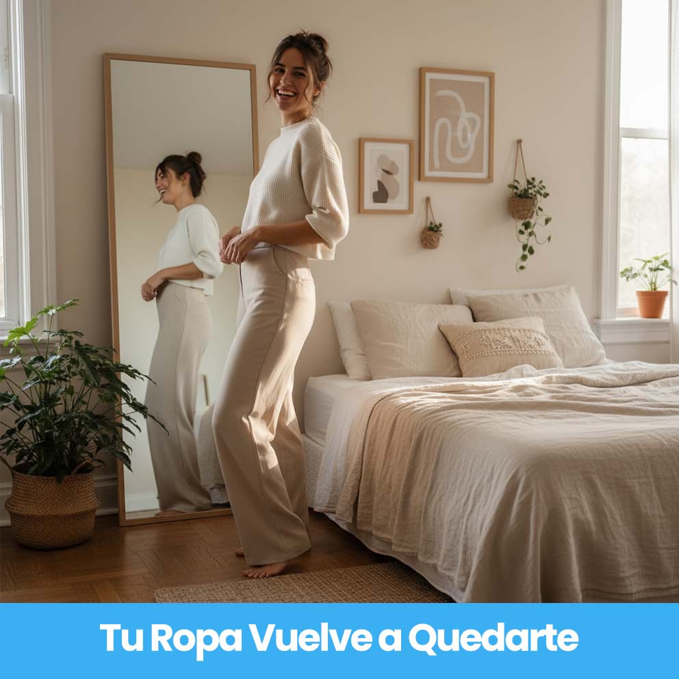 7. La ropa te queda diferente aunque no hayas "subido de peso"